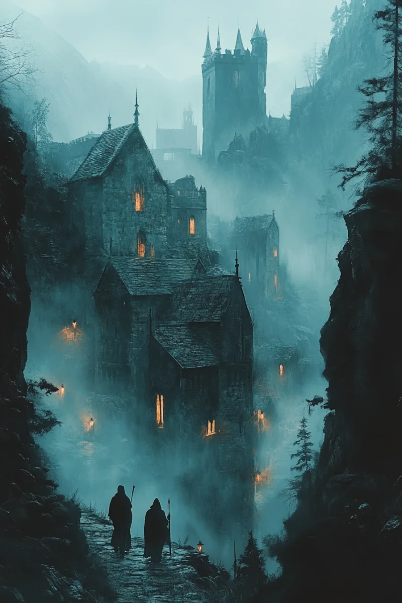Nebel über Carcassonne